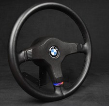 Restored BMW M Technic 1 Steering Wheel M Tech 385mm M5 M3 e30 e34 e32 KBA 70074