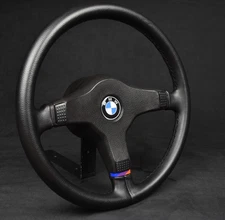 Restored BMW M Technic 1 Steering Wheel M Tech 385mm M5 M3 e30 e34 e32 KBA 70074