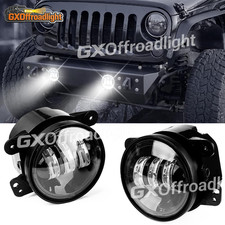 4inch Led Fog Lights Front Bumper Driving Lamp Fits For Jeep Wrangler Jk Jl Jt