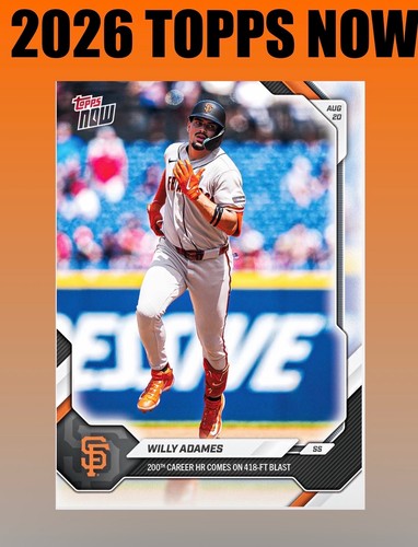 2026 Topps Now 575 Willy Adames