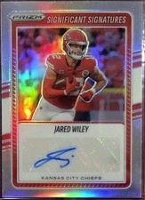 2025 Panini Prizm Jared Wiley RC Auto Significant Signatures Chiefs SSI-JWY 🔥