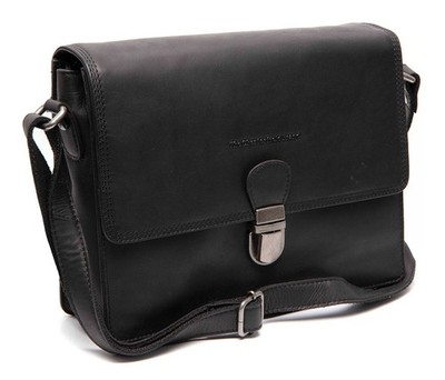The Chesterfield Brand Lunor Flapoverbag M Umhängetasche Tasche Black schwarz