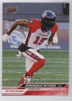 2024 Upper Deck CFL Exclusives 47/100 Dominique Rhymes #2 1fo7