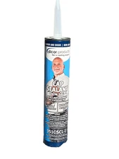 Dicor Clear Caulk Sealant 10 Ounce Paintable for RV Windows and Doors