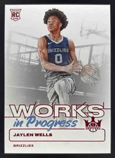 2024-25 Panini Court Kings Work in Progress Ruby #22 Jaylen Wells RC /149