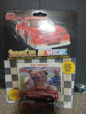  66 Dick Trickle Stock Car with Collectors Card  Display Stand