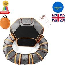Ultimate Large Cat Tunnel Playpen - Pieghevole e Ideale per Criceti, Conigli, Gatti