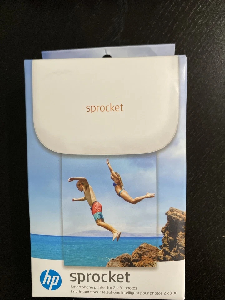 Paquete de impresora fotográfica para teléfono inteligente HP Sprocket 2x3 - impresora + hojas de fotos + álbum Foto 3 de 4