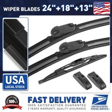 241813 Genuine Quality Front Rear Bracketless Wiper Blades Replacement Us