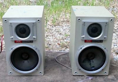 Akai SW-N5 Speakers Left Right Rear 6ohms 50W for UC-5 micro