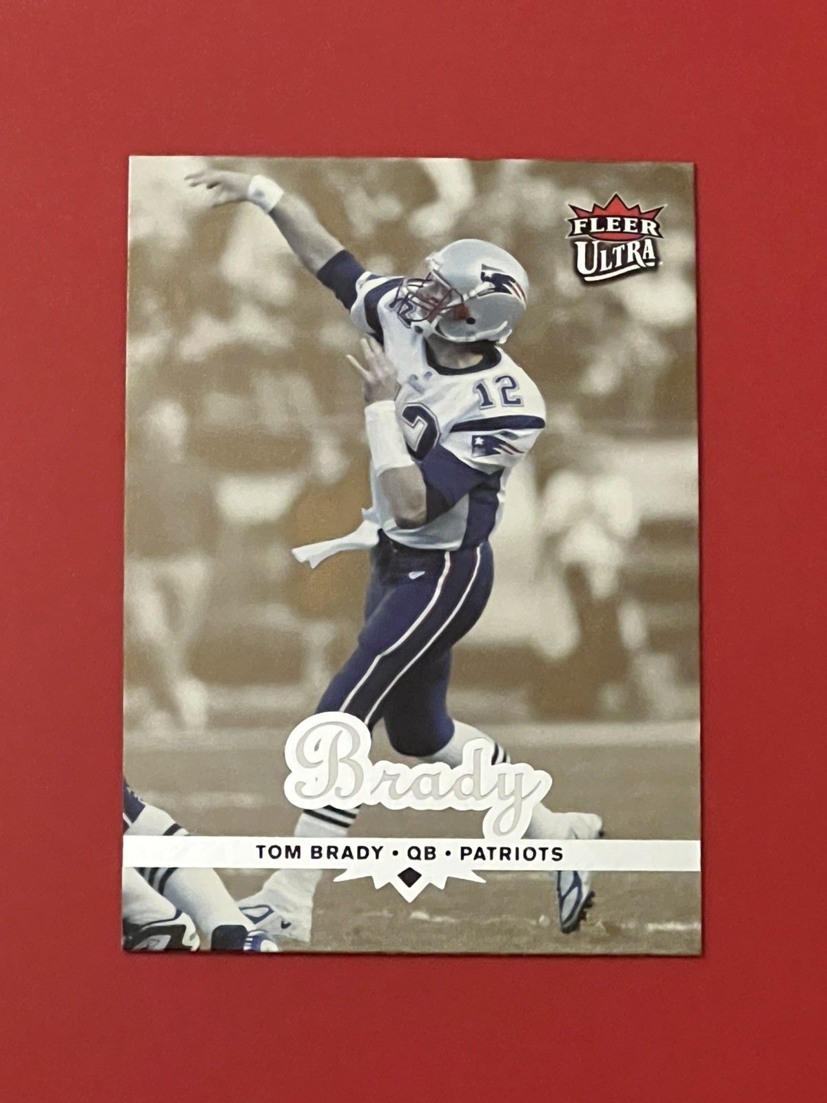 2006 Fleer Ultra Tom Brady SP GOLD Medallion #114 Patriots 🔥🔥 NFL GOAT  🐐 🐐