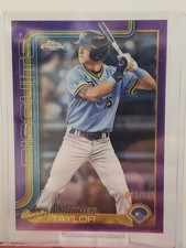 2025 Topps Pro Debut Chrome Purple Refractors #PDC101 Brayden Taylor 042/125