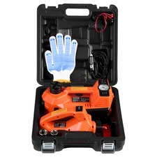 VEVOR Electric Car Jack 5 Ton 12V Hydraulic Floor Jack w/Electric Impact Wrench