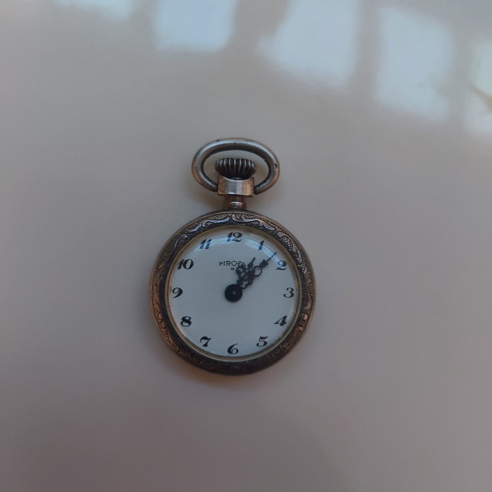 antique solid silver crab hallmark collar pocket … - image 11