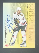 2025-26 Flair Nick Foligno Autographics Auto Chicago Blackhawks