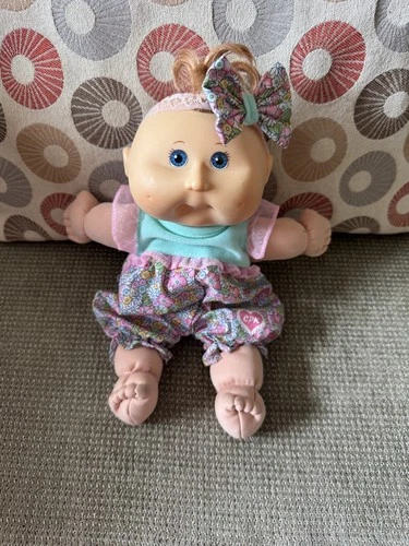 Cabbage Patch Kids Preemie 11" tall doll Auburn Hair Blue Eyes 2006