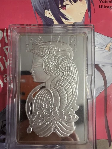 Rare PAMP Suisse 5 Oz 999 Fine Silver Bar – Lady Fortuna COA Original Case