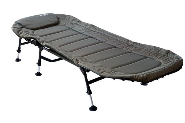 Mostal 6-Bein Anglerliege Karpfenliege Bedchair Campingliege GäStebett Liege-image