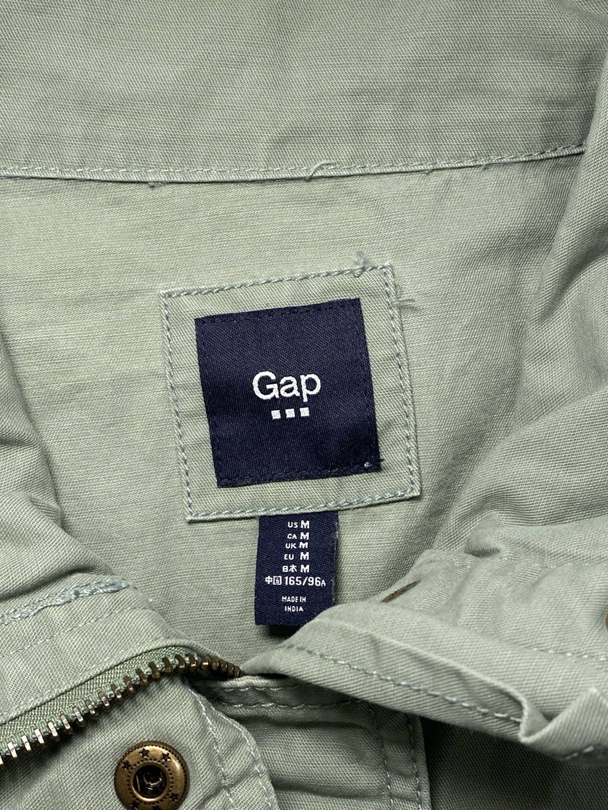 Gap Utility Jacket Green Size Medium - image 5