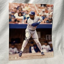 Official MLB Chris Gwynn Los Angeles Dodgers Signed 8x10 Glossy Photo Kodak