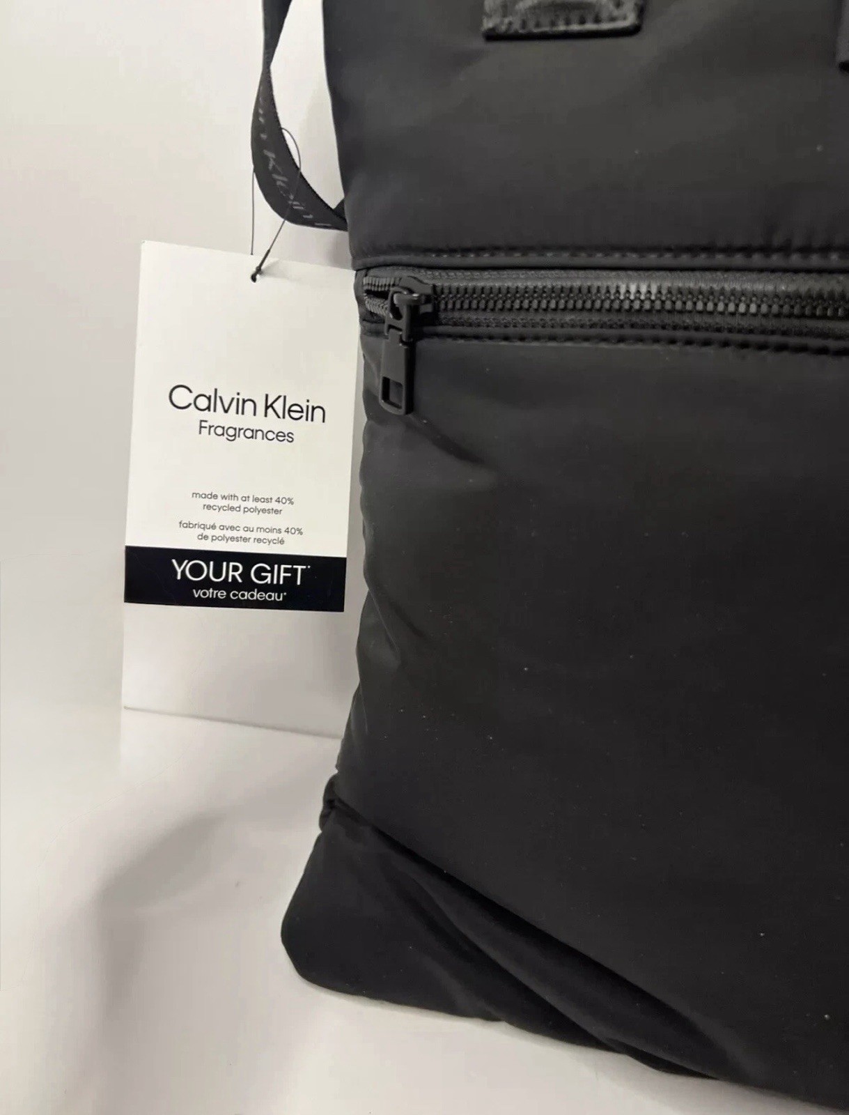 Calvin Klein Fragrances Black Padded Tote Bag /Shopper / Beach image 3