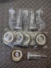 6Pack Fermentation Lids for Wide Mouth Mason Jars with Airlocks Date Tracker New