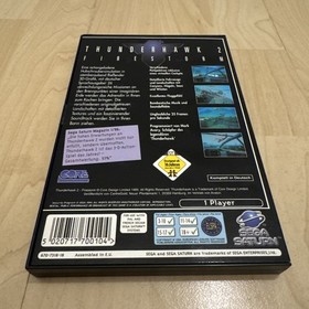 THUNDERHAWK 2 FIRESTORM SEGA SATURN OVP CiB aus privater Sammlung