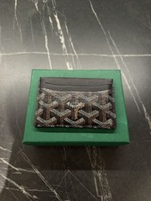 GOYARD SAINT SULPICE CARD HOLDER WALLET BLACK.  NEW CONDITION IN ORIGINAL BOX