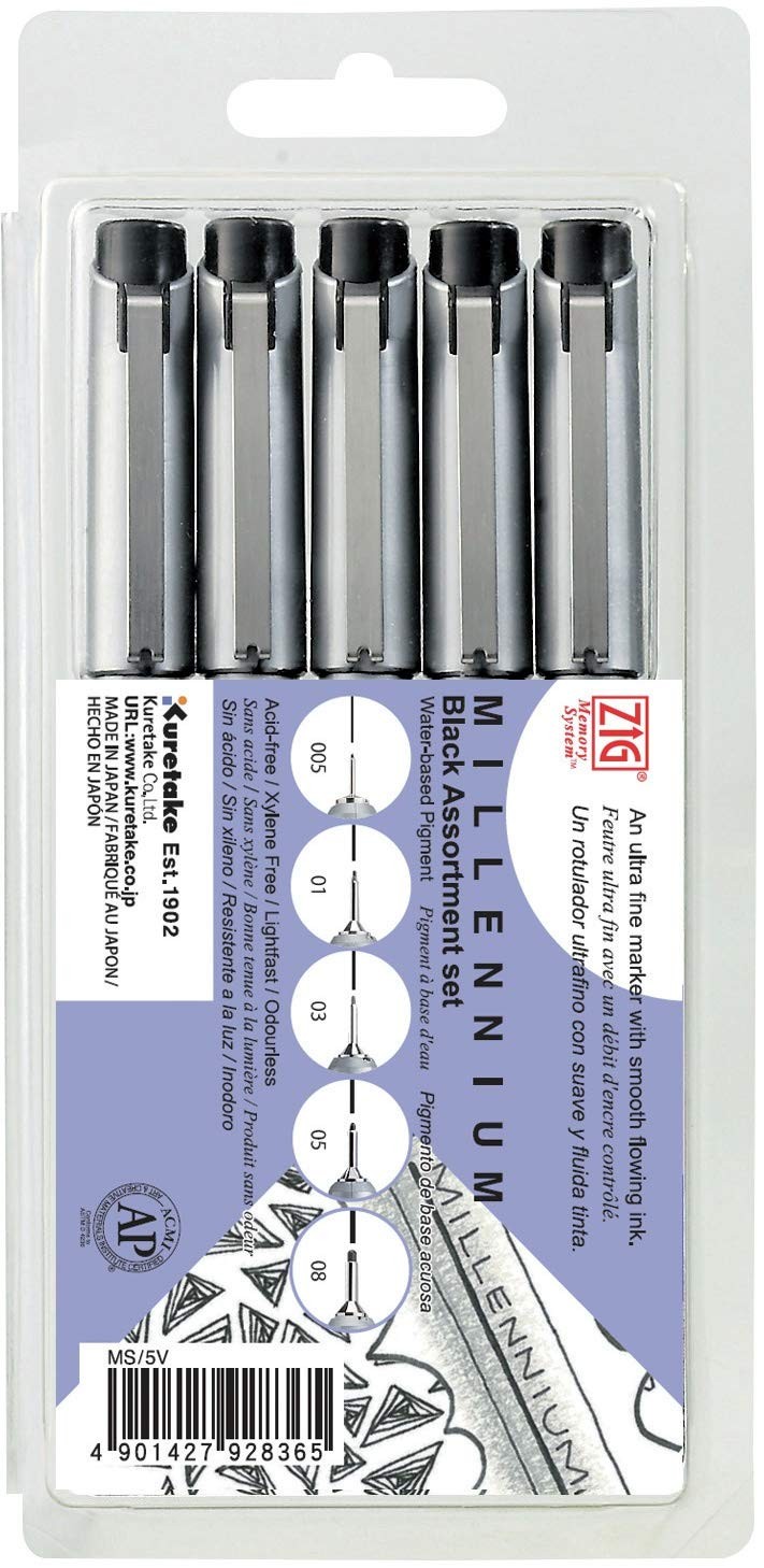 Kuretake Zig Memory System Millennium Marker 1 Count (Pack o