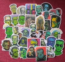 50pc. FRANKENSTEIN STICKERS/DECALS