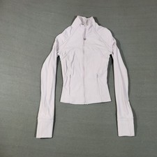 Lululemon Define Crop Jacket Nulu Size 2 Athleisure Run Gym Yoga