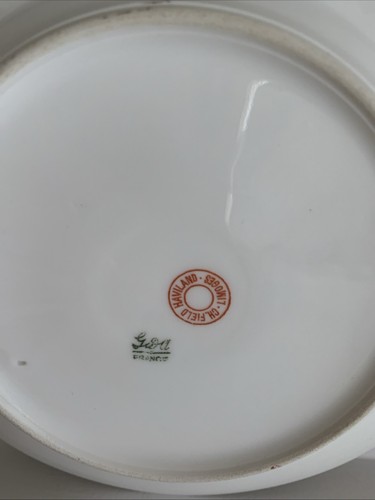 Vintage GDA Field Haviland Limoges Porcelain Bread Plates Set of 2 - Picture 6 of 9