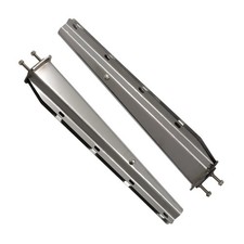 Steel Straight Mud Flap Hanger 2 12 Bolt Semi Truck Tapered 30 Stainless