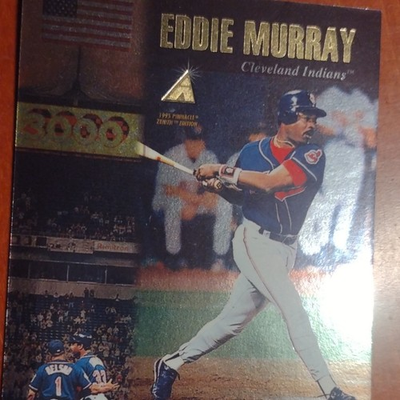 #ad Pinnacle Zenith #43 Eddie Murray Indians 3000 Hits Trading Card 1995 $10.00