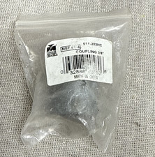 Pipe Fittings, Galvanized Coupling With Stop, 3/8-In. -511-202HN