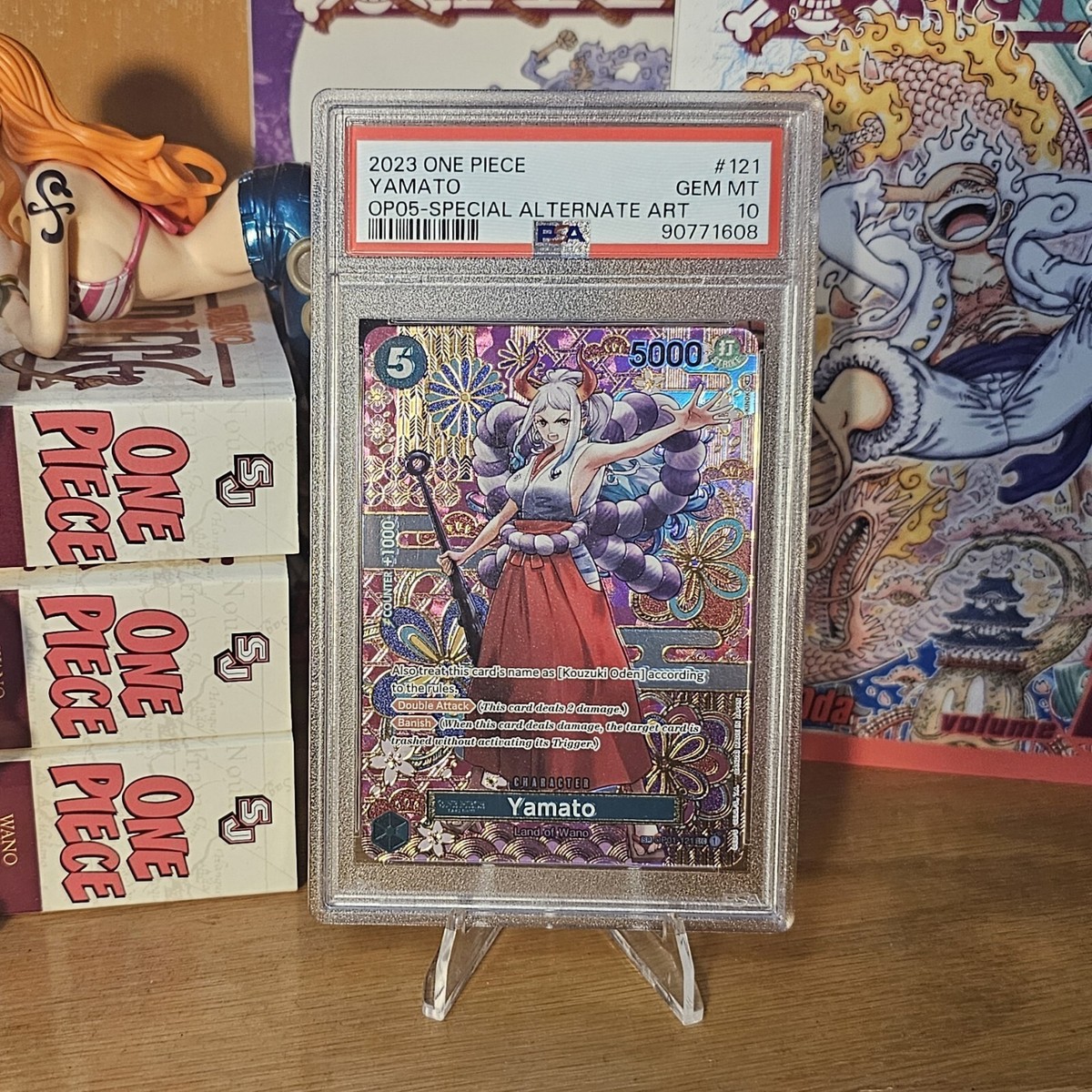 PSA 10 Yamato SP OP05 Special Art OP01-121 One Piece PSA 10 Yamato SP OP05 Special Art OP01-121 One Piece