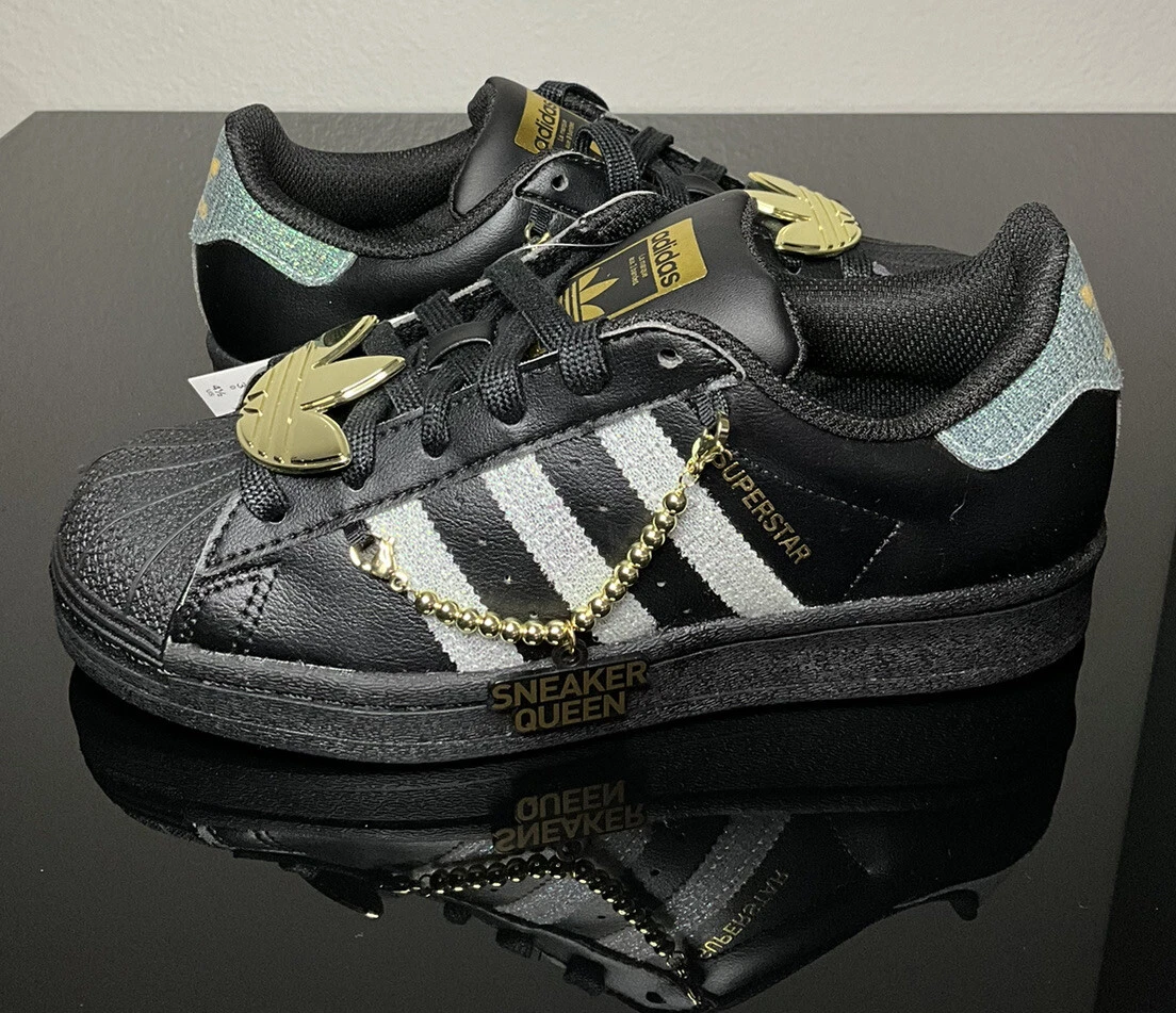 Adidas Originals Superstar Women&#039;s Sneaker Queen Black Limited Edition 4.5 | eBay