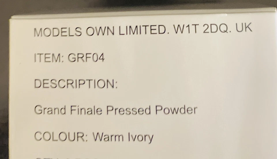 Lots Of 2 Models Own Grand Finale Pressed Powder Warm Ivory (5.0g 0.18oz) NIB - Image 4 of 4