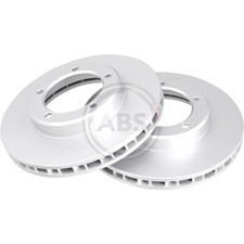 A.B.S. 2x Bremsscheibe vorne 322 belüftet für Toyota Land Cruiser _J7_