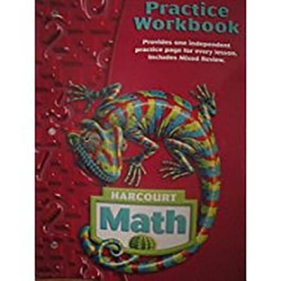 Harcourt Math : Practice Workbook Paperback Harcourt School Publi