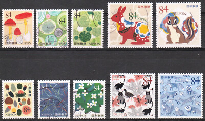 コレクション Japanese Stamp JAPAN full set of Used stamps 84 Yen, Japanese art | eBay