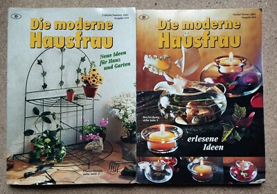 2x die moderne Hausfrau 2001 Katalog 