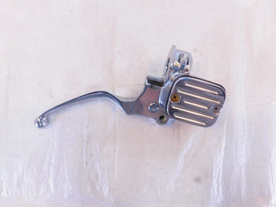 American IronHorse Texas Chopper Chrome Front Brake Master Cylinder w/ Lever - Image 4 of 4
