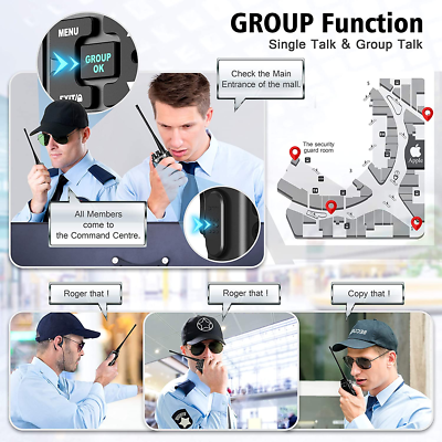 SAMCOM Two Way Radio Long Range Rechargeable, 5W 2 Way Radio With Multi-Unit Charger