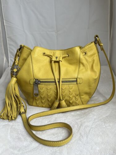 Rage New York yellow handbag