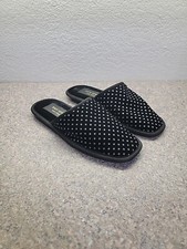 NEW kate spade new york dove velvet slipper slip on in Black Glitter, Size 6 NIB