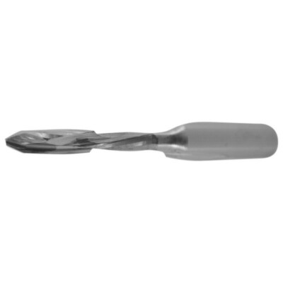 VHM Schlicht Fräser Ø5x31x70x10mm Z2+2 Bohrschneide 2Zpos+2Zneg Holz up/down VHW