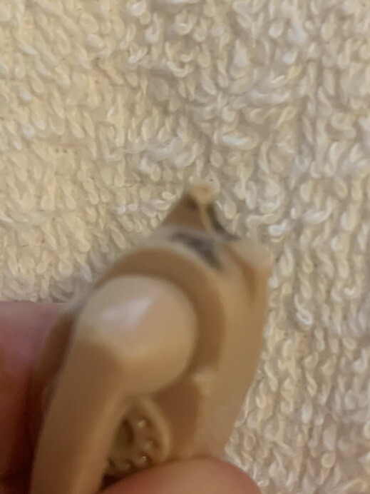 The Princess Phone telephone Beige Keychain 1960s VINTAGE *Broken*