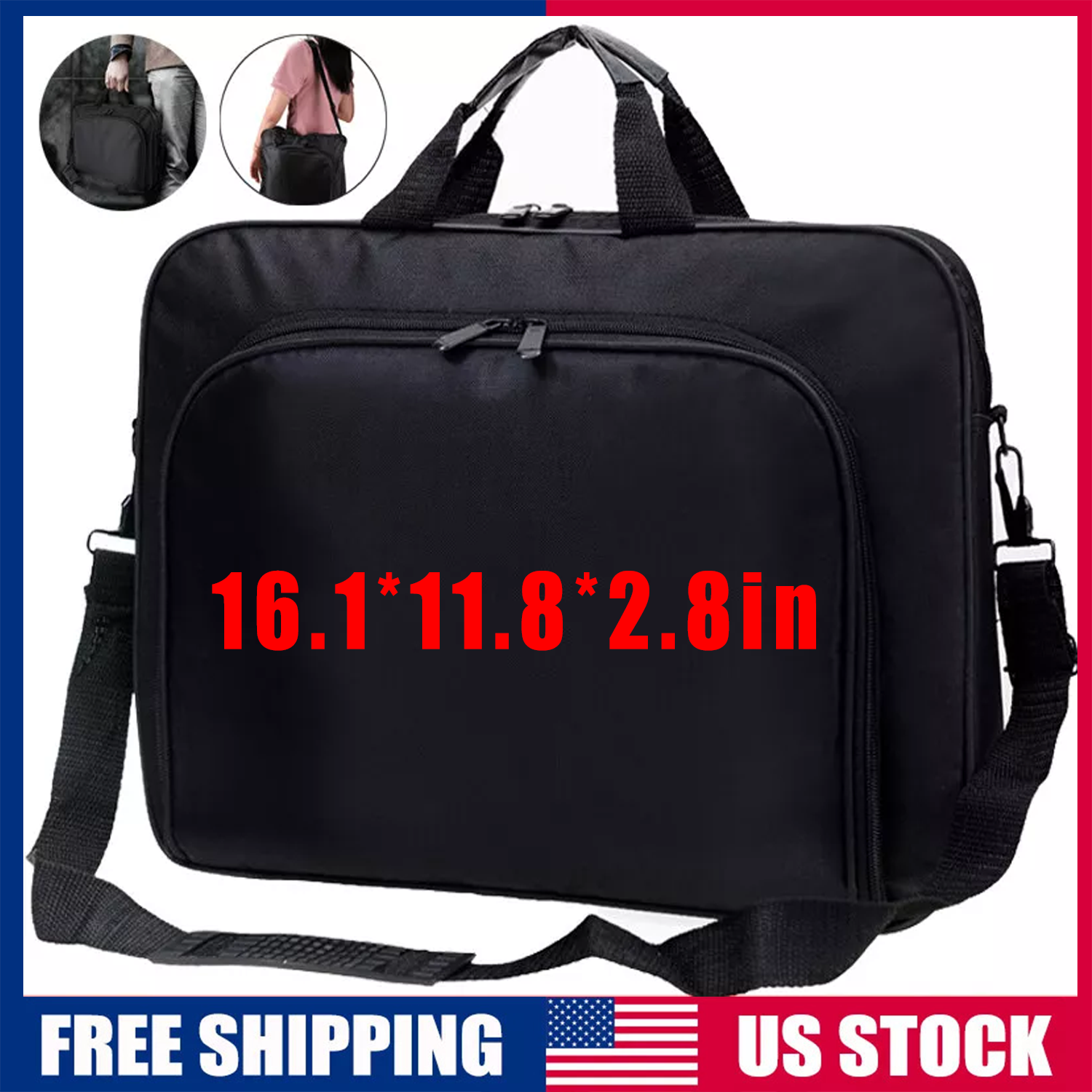 15.6inch Laptop Bag Case With Shoulder Strap For HP Lenovo Asus Macbook DELL