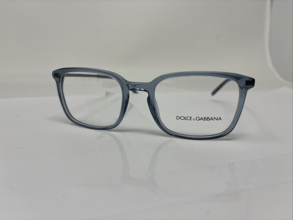 Dolce Gabbana DG 3349 3040 54/21 145 Transparent Blue Men's